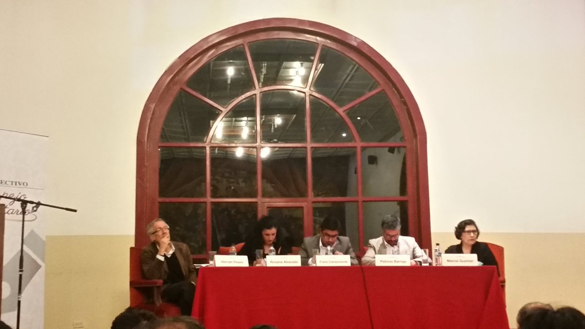 leninsorias's tweet photo. Panelistas #EspejoLibertario
Rosana Alvarado, Patricio Barriga, Hernán Reyes y Marcia Guzmán. https://t.co/16bZ0uUrEC