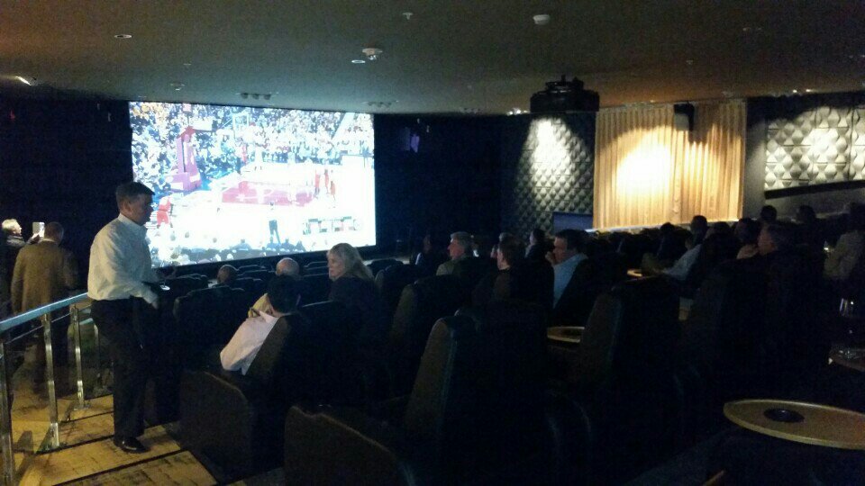 KaseyCrabtree's tweet photo. And the @shamrockcompany party continues with the Cavs & #Improv! #CommitToBIG https://t.co/NSNlE1UCJu https://t.co/HatpISwpqd