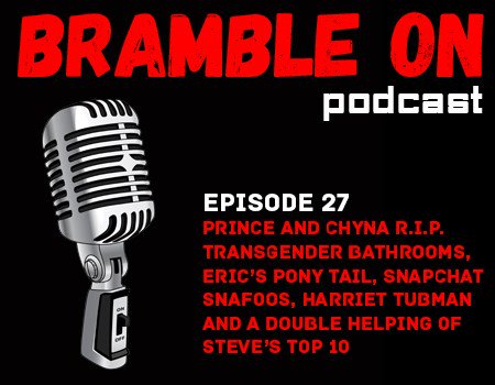 BrambleOnAlex's tweet photo. Bramble On Podcast Ep 27 – Prince and Chyna R.I.P. Transgender bathrooms and a double… https://t.co/NcYxNvjD9P https://t.co/ztOyq6tYPG