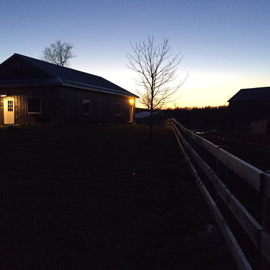 OspreyBeekeeper's tweet photo. ...the walk in at end of the day 😊 #beeag #farm life #ontag https://t.co/2LI1LWaF5h