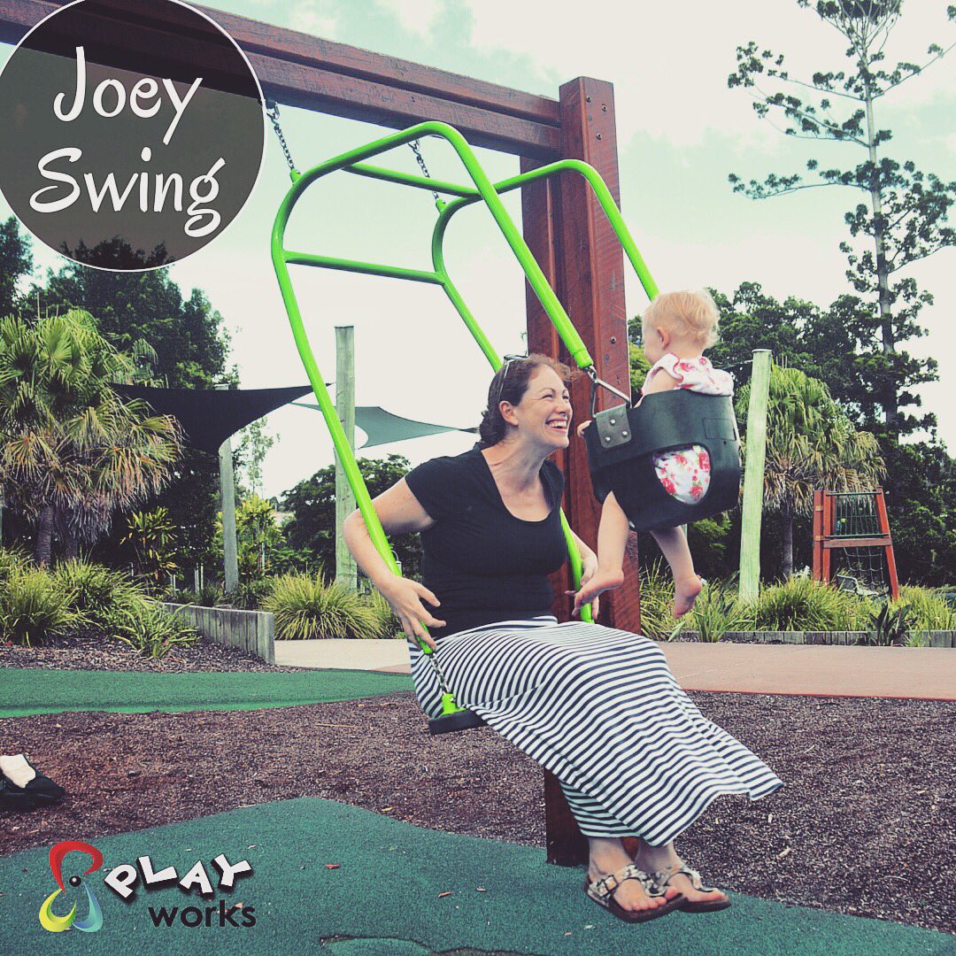The_Play_Works's tweet photo. Nothing beats a shared experience #JoeySwing #playmatters @IpswichCouncil #queensparkipswich https://t.co/3dHKxbq6Xk