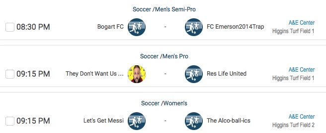 The last intramural games of the year!?! Where did the time go??