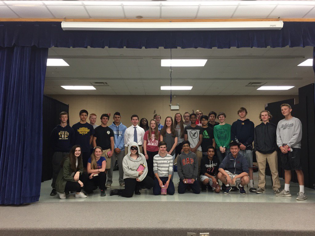 nvmcdermott's tweet photo. My 8th hour freshman put together a wonderful performance of R&amp;J https://t.co/3KnQH78wl6