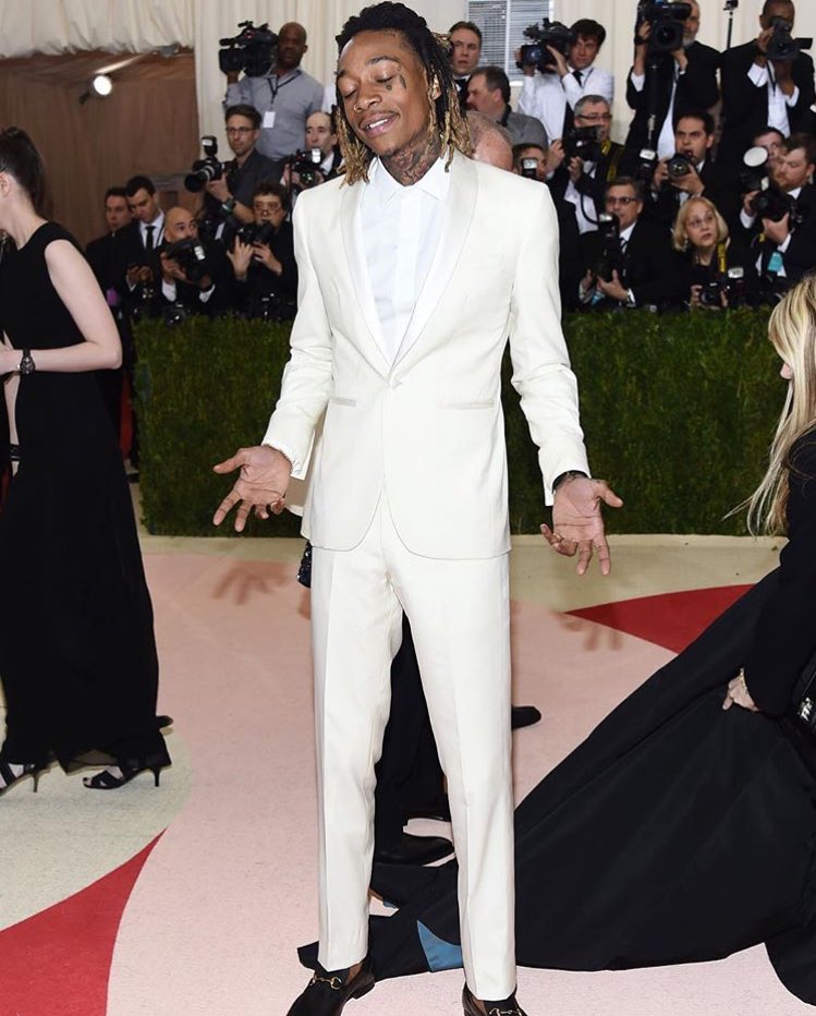 wizkhalifa's tweet photo. Thanx @rag_bone #MetGala https://t.co/K9L0M8ONCr