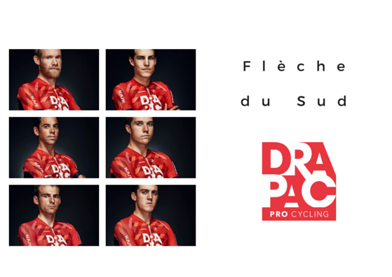 drapac_cycling's tweet photo. Starting on May 4th, we're at Flèche du Sud. Featuring; Mouris, Phelan, Norris, Jones, Scully, Koning. #TeamDrapac https://t.co/gkCkCq3ukf