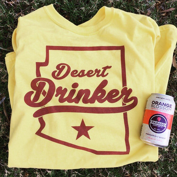DesertDrinker's tweet photo. No better combo than this! We love this brew from @papagobrewing! We're Desert Drinkers! #desertdrinker #azbeer https://t.co/EJcvRnzRy1