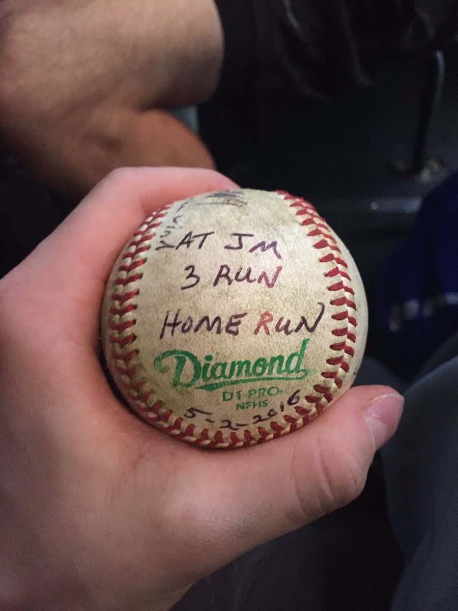 AL_ESPN01's tweet photo. @pmullenbach22 with the three run homerun today in the 11-7 win over JM! #ALESPN https://t.co/7M2VU9pSJK