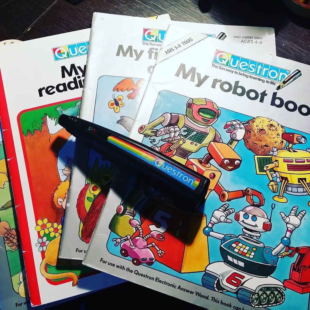 nostalnerd's tweet photo. It's always Questron time #retrotoys #1980s #bookshop #books #questron https://t.co/BouOQrsD3L https://t.co/80uYpVI15r
