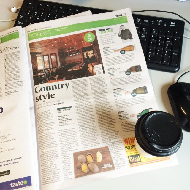 Vectron_AUS's tweet photo. Great review over morning coffee #lakesidemill #thesun #vectronpos #melbourne https://t.co/AYOpyjX8D7