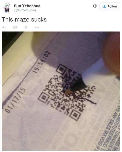 danigranatta's tweet photo. Por si se preguntaban cómo funciona un QR-Code
(cc @karlo_valentin @Amontero)

- vía @sincretic https://t.co/0ITl2Q5Df6