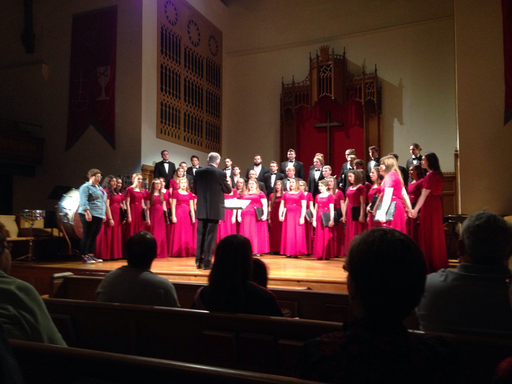 Special evening <a href="/DruryUniversity/">Drury University</a> <a href="/DruryMusic/">Drury Dept of Music</a> Spring Choral Concert.  Appropriate end to a special year for BCM &amp; me.
