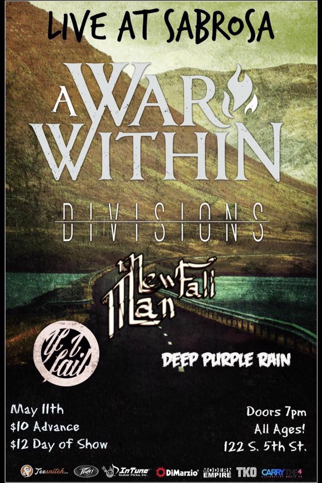 TheNewFallofMan's tweet image. We've got a show coming up soon at @sabrosagjco , buy early and save some cash!