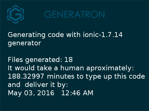 generatron.com/GeneratronEngi… #ionicframework #frontend #generativecoding, #codegeneration