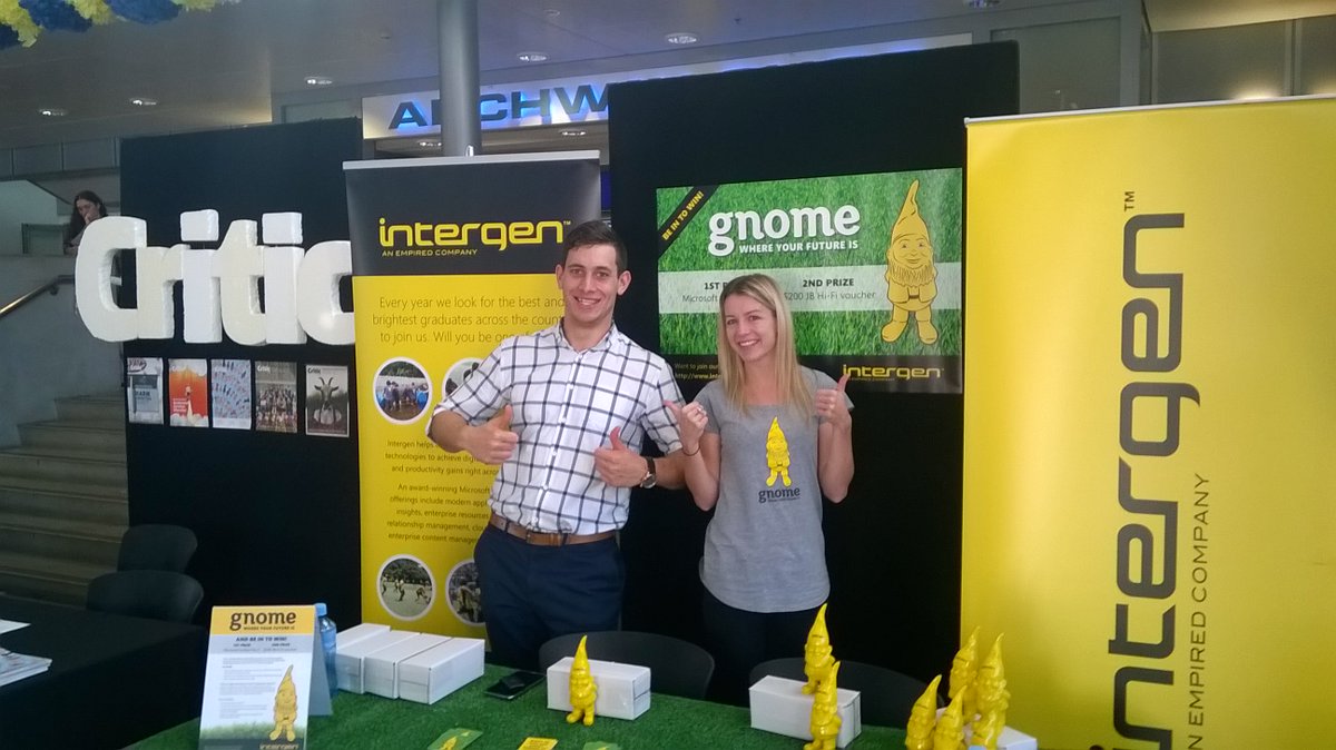 Careers expo at Otago University with @TeamIntergen .