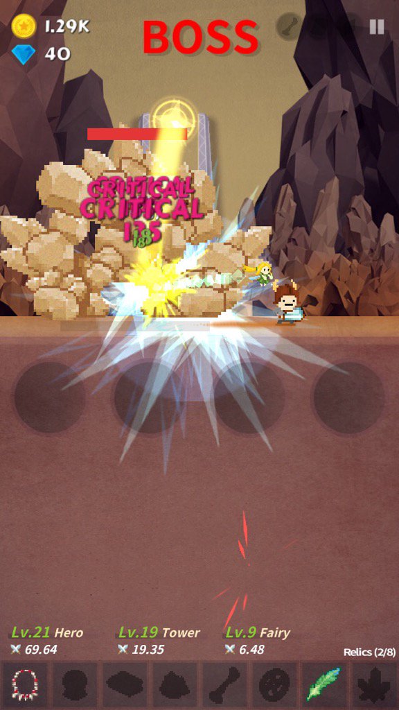 UnleashFelicia's tweet photo. 298 taps to beat this boss and his minions!
Can you do it with less?
#TapQuestyfy https://t.co/KgY1PoMs3L https://t.co/ChZeS0YYzj