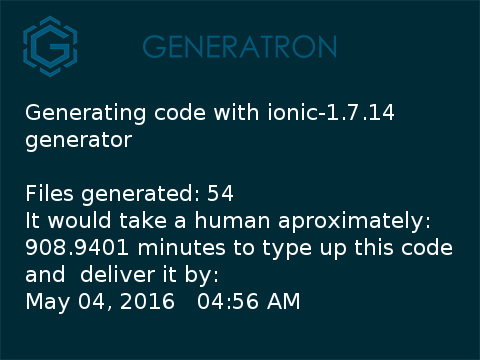 generatron.com/GeneratronEngi… #ionicframework #frontend #generativecoding, #codegeneration