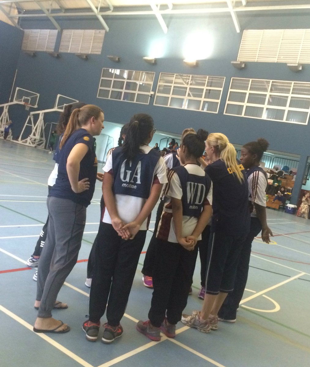 JIS_Netball's tweet photo. Half time and 7-0 ! Awesome Interceptions being made!! Important tactics told by Mrs Poulain. #lookforthelongball https://t.co/3DReJEcVgQ