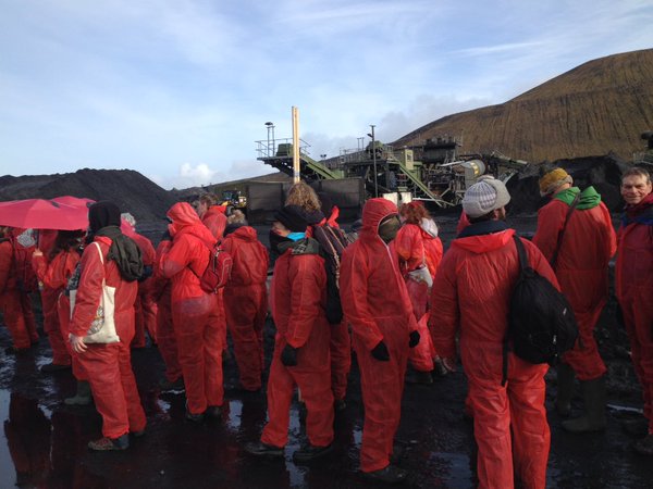 They're in. <a href="/reclaimthepower/">Reclaim The Power</a> enters the UK's largest opencast coal mine. Time to #breakfree2016 from fossil fuels