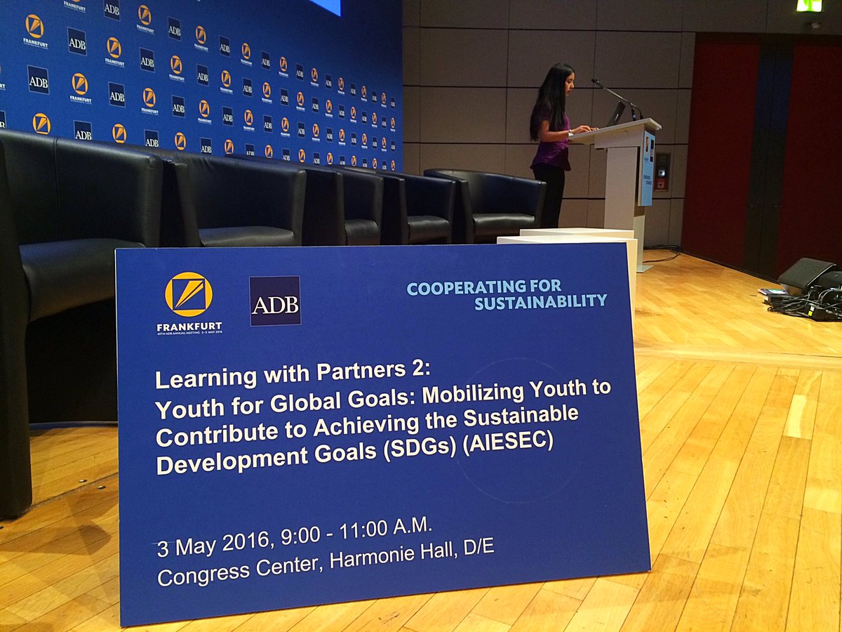 Getting ready for the #YouthSpeak findings launch. Live from #ADBFrankfurt starting in 15mins. Tune in! #Youth4GG