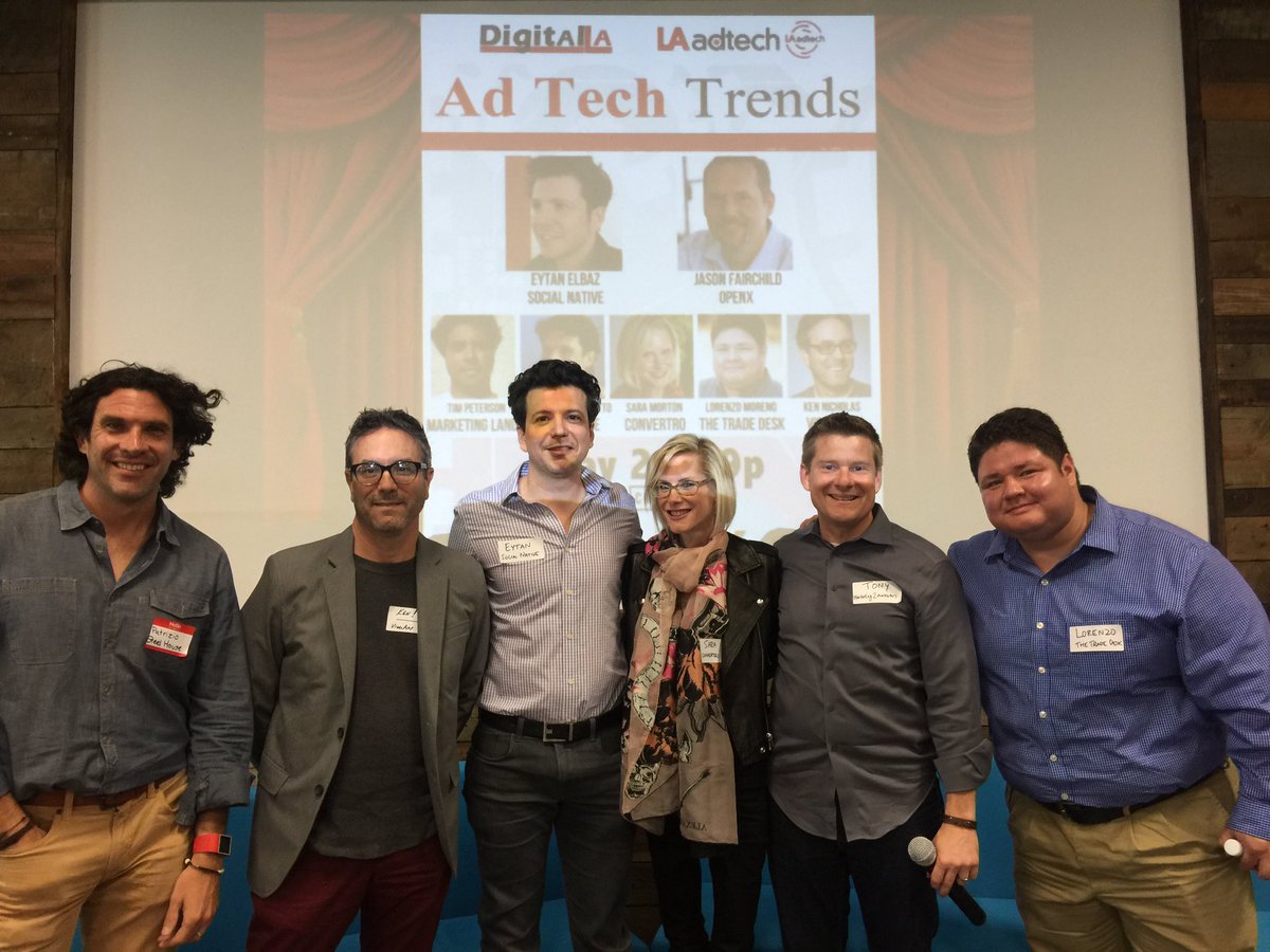 DigitalLA's tweet photo. Thx @openx @tonywinders @LAadtech @ctrlcollective @DaGoodPizza @questnutrition @tsingtao_usa for fun #LAadtech event https://t.co/YFvPLiooK1