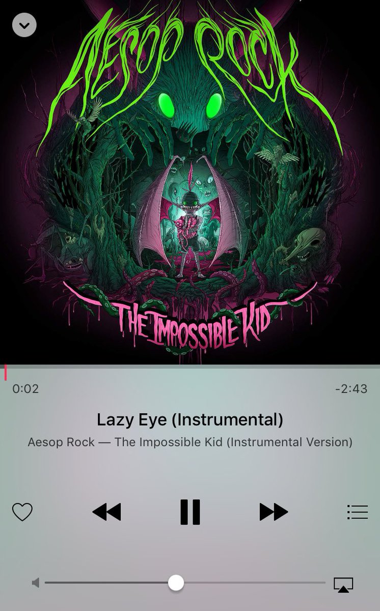 AndrewPhilips_'s tweet photo. I love the unexpected Super Mario sample at the beginning of 'Lazy Eye'. This whole album is nuts. @AesopRockWins 🕹 https://t.co/MM24otFK7K