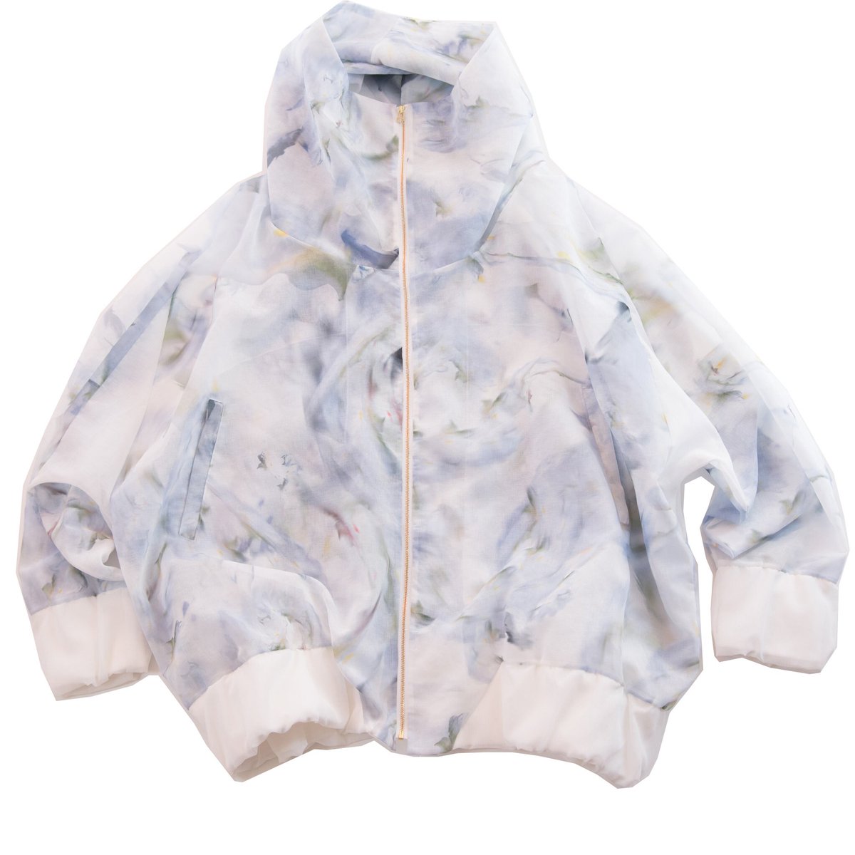 BALMUNG バルムング 19aw マルチカラーハイネックビッグデニムパーカー