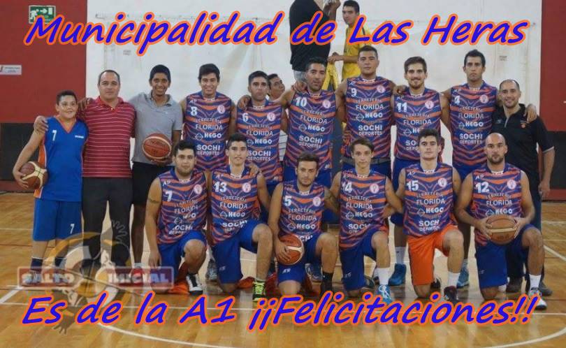 #A2 ¡¡Felicitaciones <a href="/lasherasbasquet/">Basquet Las Heras</a> que es campeón de la A2!! (Foto: <a href="/Salto_Inicial/">Salto Inicial</a>)