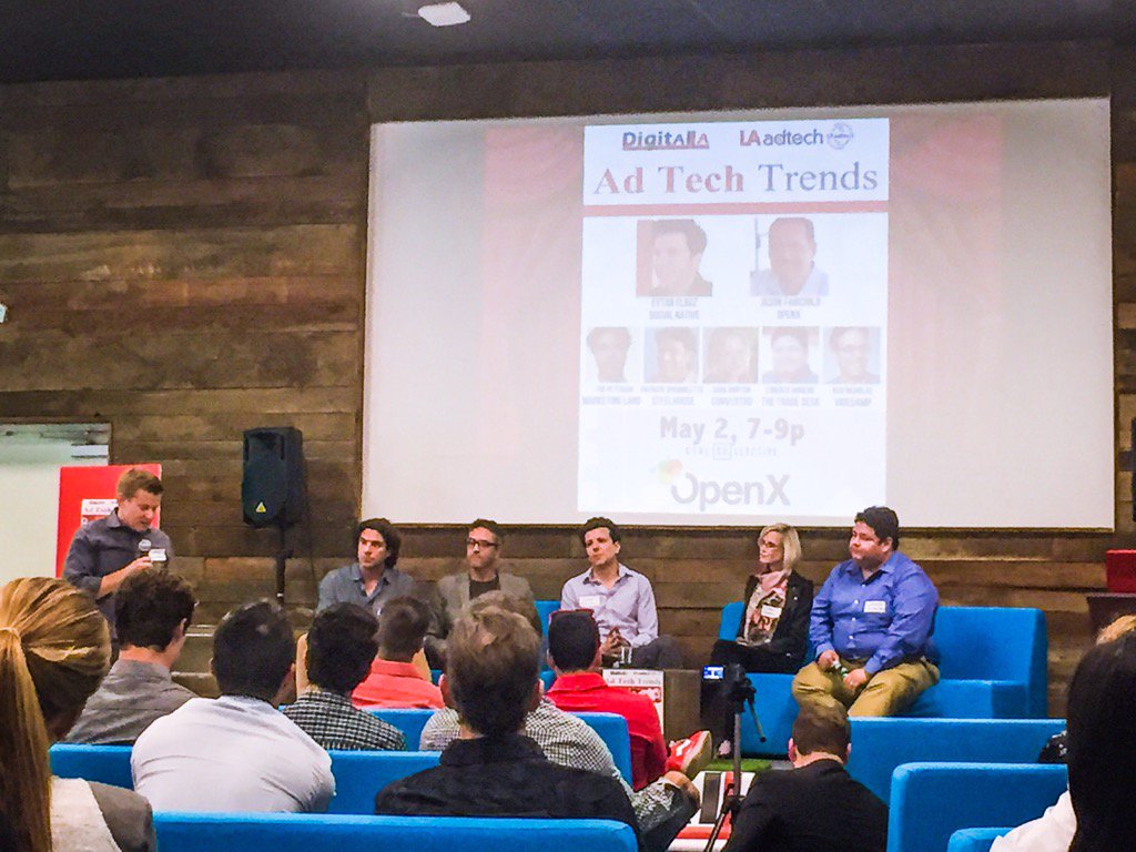 brill_media's tweet photo. Tech, entertainment & content make an interesting mix for LA Ad Tech! -Ken Nicholas @Video_Amp @DigitalLA #LAadtech https://t.co/QBNinXGeOu