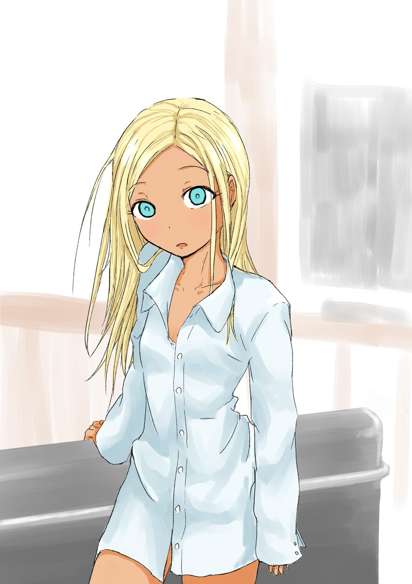 ライラさんの裸Yシャツらくがき。 