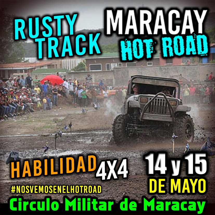 TUDESAFIOTV's tweet photo. #rustytrack Competencias en nuestra 2da. Edición disfrutalo en un lugar cómodo y seguro..!!! @cirmilmaracay #hotroad https://t.co/9TvSQMj1WT
