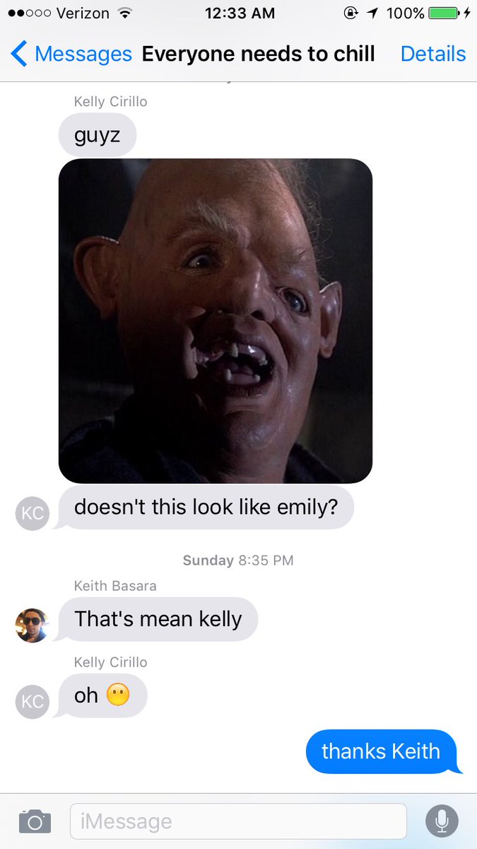 Emzz4259's tweet image. when your eye is infected but you have supportive friends #KeithRules #KellyDrools