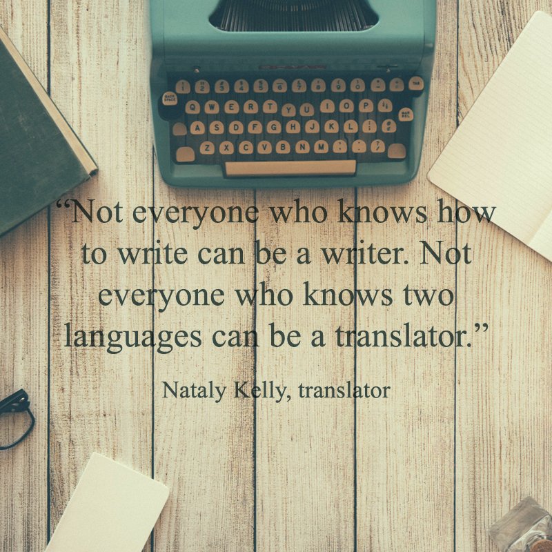 "Not everyone who knows two #languages can be a translator” #quoteoftheweek ticktranslations.com