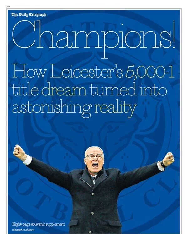 Leicester City: el campeón improbable Chg_S0wWYAEA6Ek