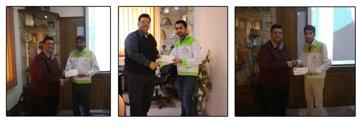 thermosole1's tweet photo. Mr. Syed Nabeel Hashmi (CEO) Congratulating &amp; Handing Over Promotion Letters to Employees. https://t.co/ABSrIIeB4S