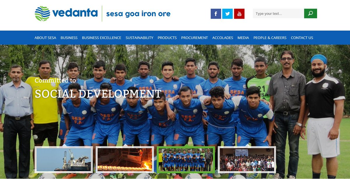 SesaGoaIronOre's tweet image. Delighted to share our newly designed website #Boldlook #EnhancedNavigation @VedantaLimited sesagoa.co.in