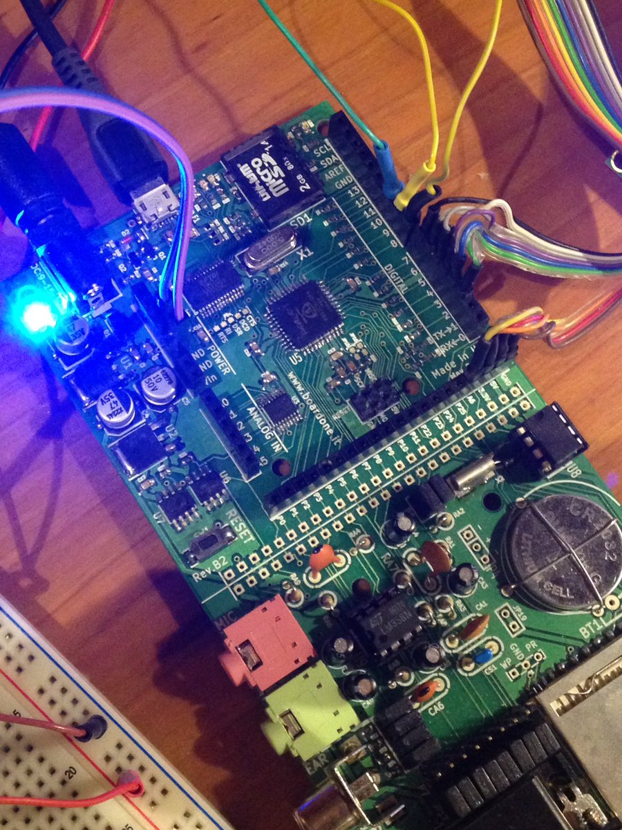 Devboards's tweet photo. Tests with WiFi module #boardone https://t.co/OGV7MU82tW
