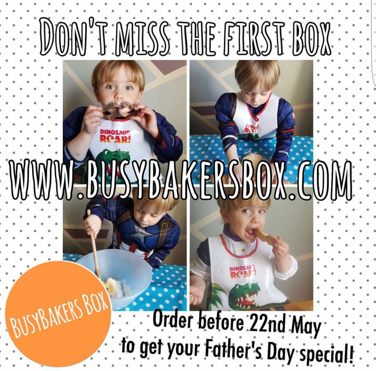 busybakersbox's tweet photo. Today's the day! #preorder #subscriptionbox #fathersdayideas #busybakersbox #bakingwithkids https://t.co/zj0CY2TFPh https://t.co/KlzCuICIzt