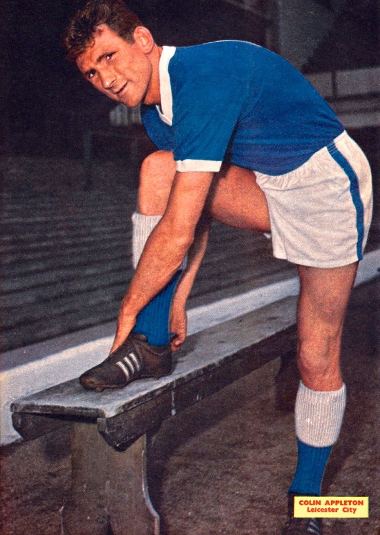 Amazing Historical Photo of Colin Appleton with Leicester City F.C. in 1963 