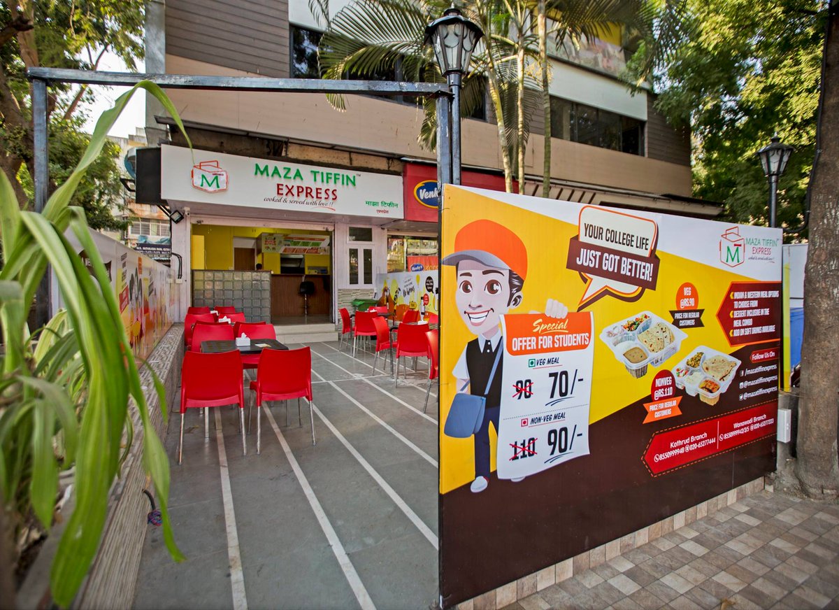 MazaTiffinExp's tweet photo. #MazaTiffinExpress is up &amp; running &amp; we can’t wait to host you! Visit us to get your tasty #Food Fix. @PuneFoodiez https://t.co/yXRz1V6Slq