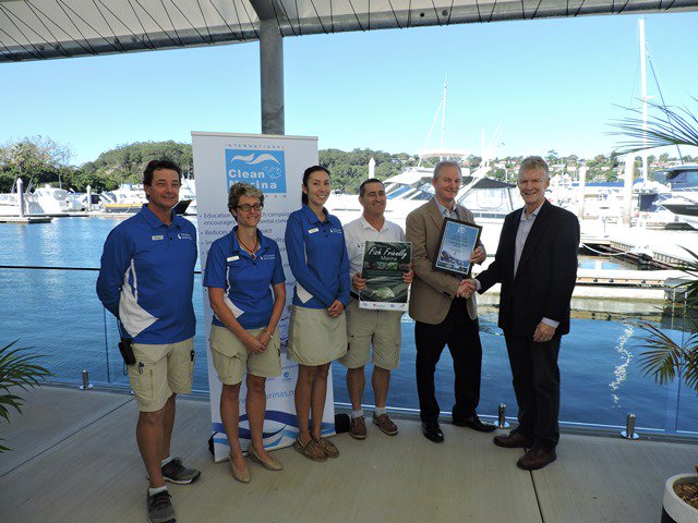 MarinaIndustry's tweet photo. A sparkling day for 'Fish Friendly Marinas'  @dalboramarinas @MarinaIndustry #environment 
https://t.co/OTZDij6VcE https://t.co/JkswfXoqNS