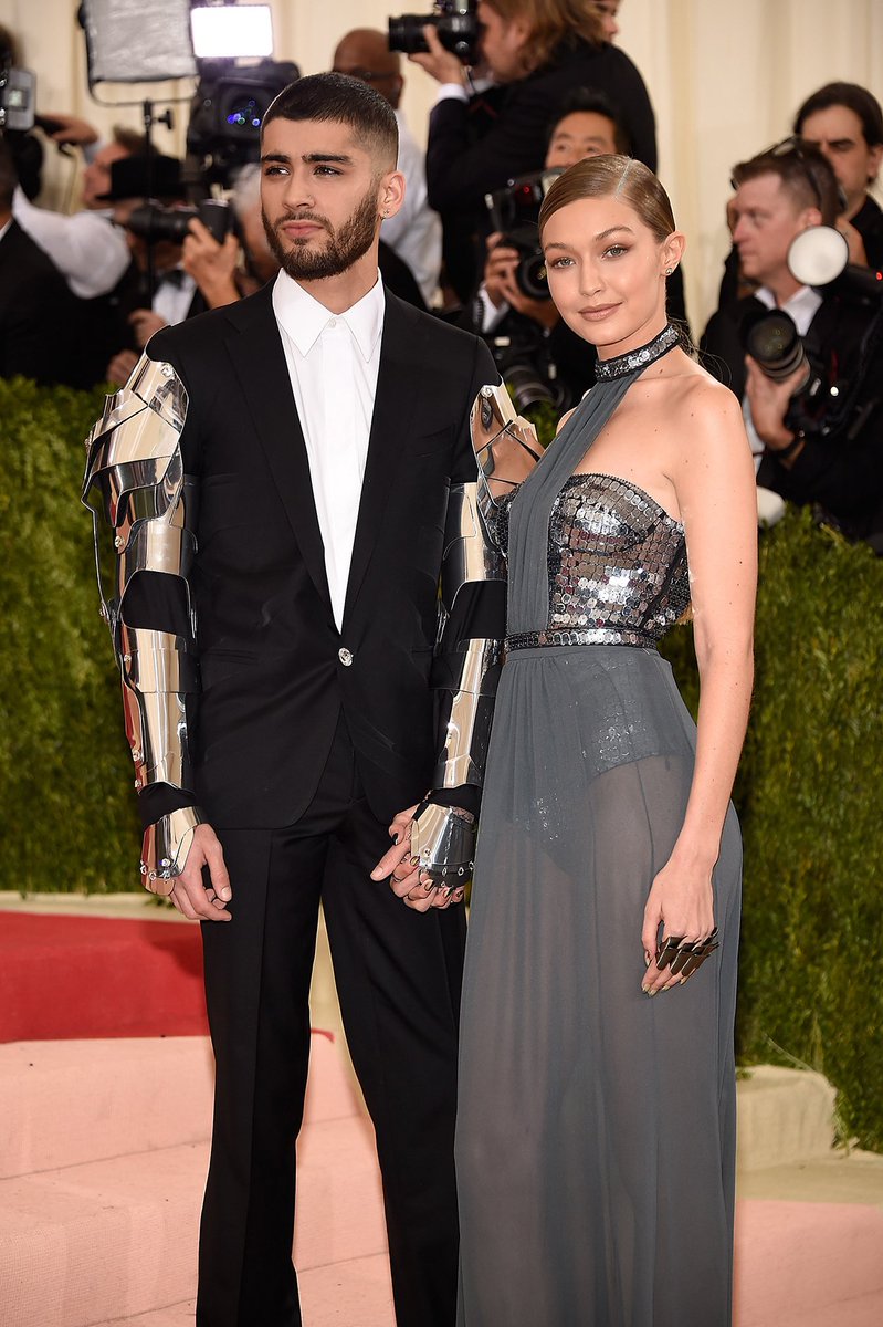 iwradioanna's tweet photo. Red carpet? I thought you said Yellow Brick Road. Zayn's 'interesting' look at last nights Met Gala https://t.co/9NQbo9Nxz9