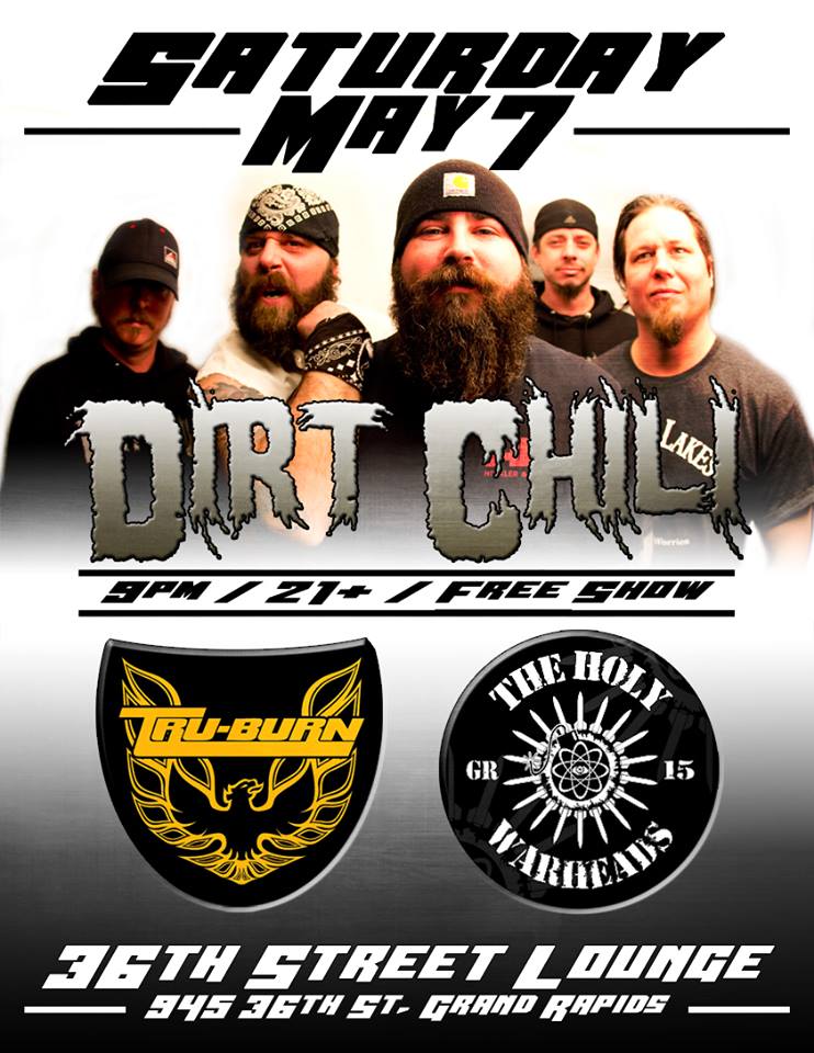HolyWarheads's tweet photo. Coming up this Saturday, May 7, with @DirtChili and @TRUBURN 
#holywarheads #theholywarheads #thesewarheadsareholy https://t.co/3NZJlIN1cB