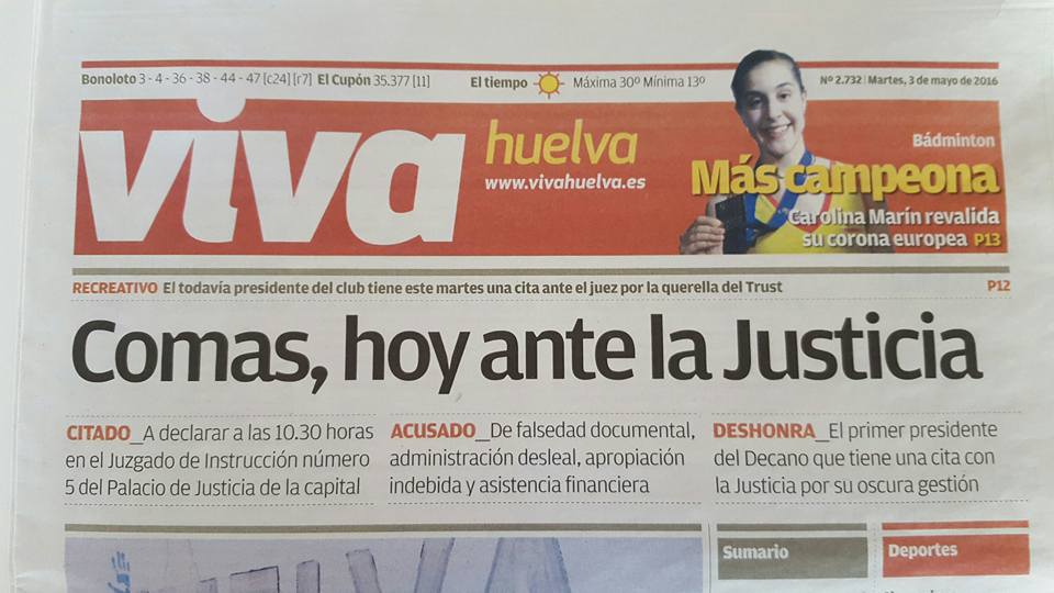 RecreTrust's tweet photo. Hay gente que todavía no entiende la importancia, la trascendencia y la historia que hay en este titular. Seguimos. https://t.co/bCaJs3Kbt6