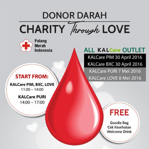 Info_Bintaro's tweet photo. #Liburan nanti, yuk donor @KALCare Puri Indah Mall, Sabtu, 7 Mei 2016 jam 14-17. Daftar di https://t.co/srNVI2PjJ8 https://t.co/r11zBEmZ07