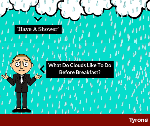 TyroneSystems's tweet photo. #Tyrone #Humour : What Do #Clouds Like To Do Before #Breakfast?
https://t.co/dwzXa0ys0m
#BigData
#CludComputing https://t.co/O6g8z0wh7w