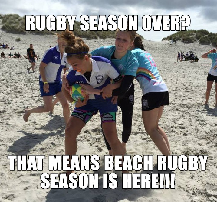 Vanaf vanavond 19.30 trainen we op de #Agnietenplas #Zwolle voor de komende #beachrugby toernooien! Welkom allen!