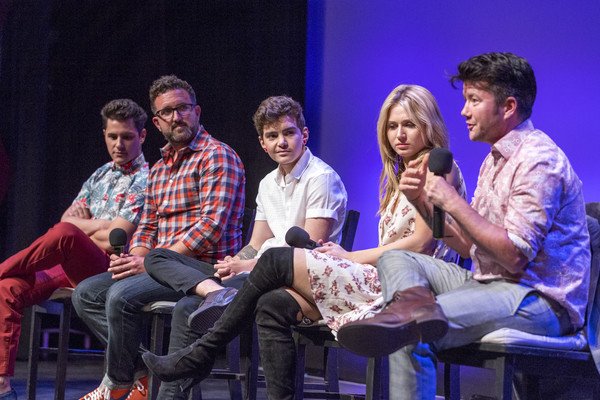 FakingItDaily's tweet image. @mtvfakingit cast at MTV&apos;s &quot;Faking It&quot; Screening At The Los Angeles LGBT Center #FakingIt