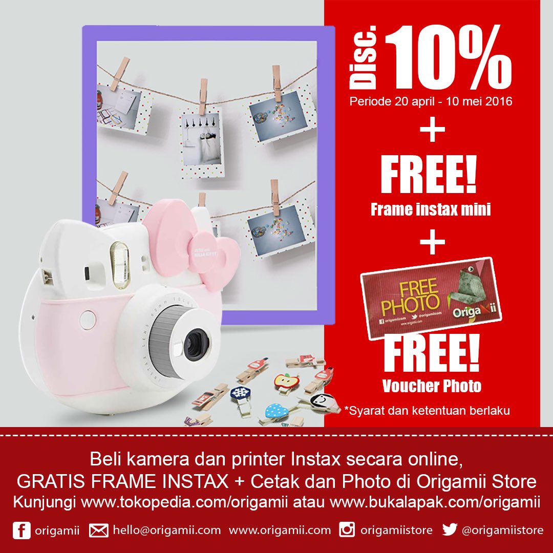 Berlaku hanya untuk pembelian secara online 😊😊