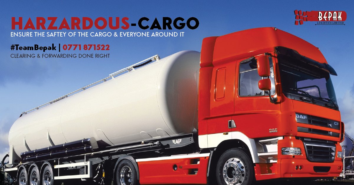 BepakLtd's tweet photo. #TeamBepak has the necessary equipment &amp; personnel to handle dangerous/hazardous cargo. Inbox or call 0771 871522 https://t.co/m1iDIQxRmK