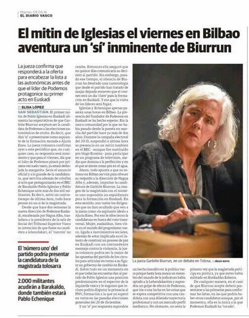 Esta es buena, leed lo que dice 'El correo' hoy! Jajajajjaja Veracidad máxima de los medios del sistema...